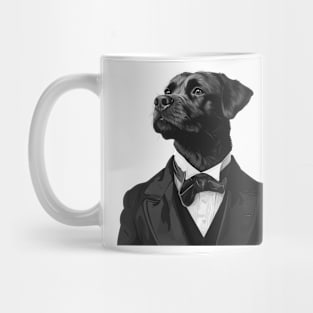 dog gentelman Mug